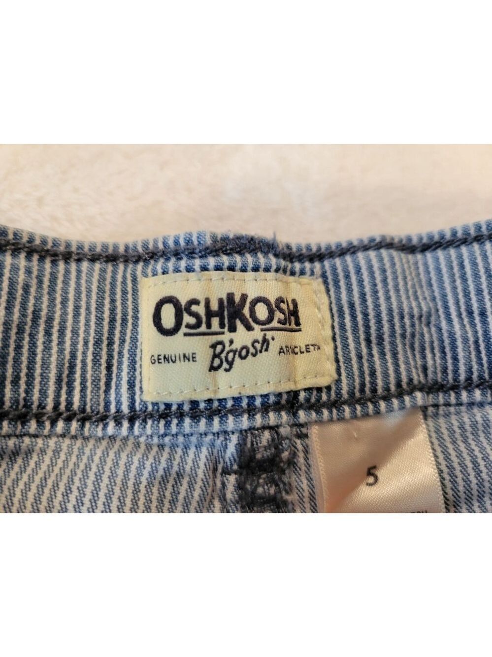 Carter's OshKosh Girls Mermaid Tank & Striped Shorts Set, Size 5 - Picture 7 of 8